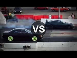 Toyota Supra Twin Turbo Vs Nissan Skyline GTR R32 Drag Race