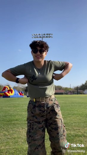 this uniform is kinda making me sweat a little #jrotc #warriorsday