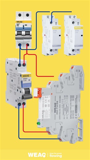 Smart Upgrade for Manual Contactors with Interface Relay.