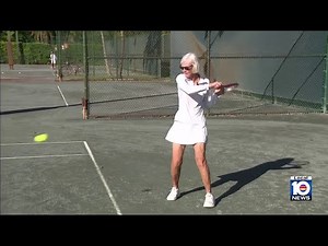 Tennis star Donna Fales still serving up wins at 85 years young