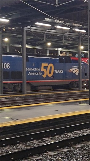amtrak 108 seen with a talgo set back in december