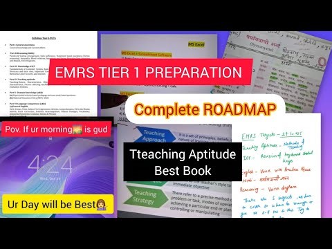 EMRS TIER 1 COMPLETE ROADMAP FOR PREPARATION📋|| DAILY TARGETS FOR EACH PORTION||