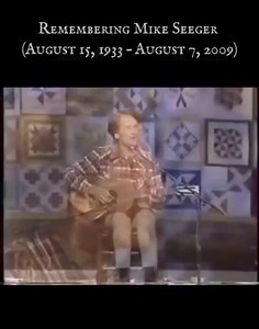 Remembering Mike Seeger (August 15, 1933 – August 7, 2009) He was an American folk musician and folklorist. He was a distinctive singer and an accomplished musician who played autoharp, banjo, fiddle, dulcimer, guitar, mouth harp, mandolin, dobro, jaw harp, and pan pipes. Seeger, a half-brother of Pete Seeger, produced more than 30 documentary recordings, and performed in more than 40 other recordings. He desired to make known the caretakers of culture that inspired and taught. (Wiki) #mikeseege