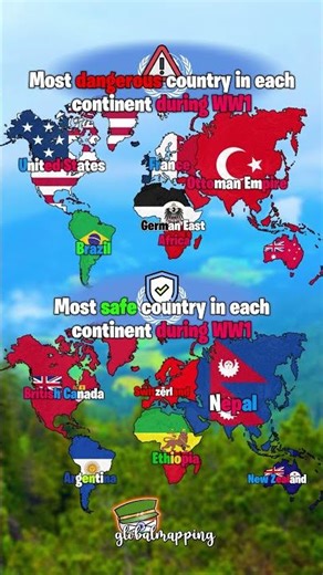 The most safe and dangerous country during WW1 #maps #mapper #europe #world #fypシ #shirts #popular