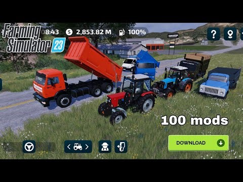 Fs23 mods - 6x4 Tipper Truck , Minsk Tractor Works mods 100 