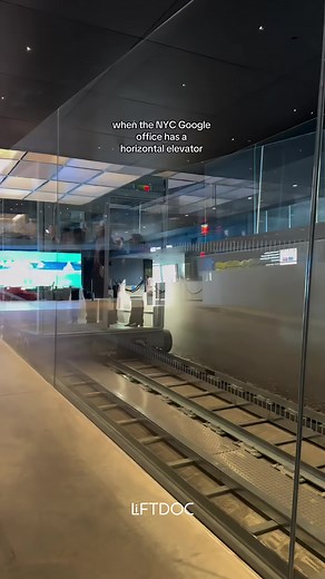 NYC Google Office Elevator: A Sneak Peek