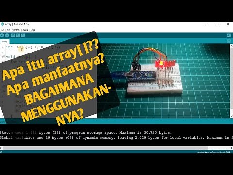 BELAJAR 12 PEMROGRAMAN ARDUINO - ARRAY 1 Dimensi
