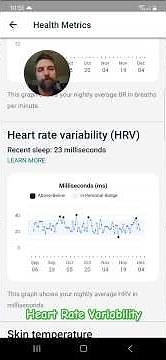 How to analyze your heart rate variability hrv in Fitbit App. #fitness #fitbit #tech #heartrate