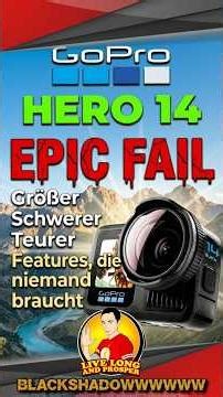 GoPro 14 Epic Fail GoPro bald Insolvent