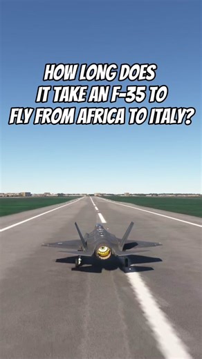 Fastest Way to Italy: F35 Flight in MSFS