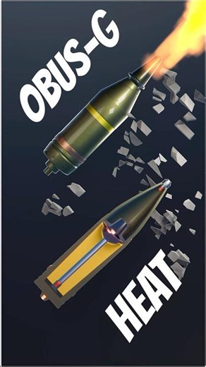 How HEAT Vs OBUS G rounds Work ? WOT #firstshortvideo #worldoftanks #firstshortvideo