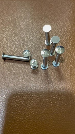 Chicago Screw Leather Assorted Kits Metal Screw Rivets Phillips Screws Uses: It is especially suitable for binding leather handicraft decoration, documents, books, picture albums, calendars, key chains, photo albums, shoes, pet collars, leather bags, etc. It can also be decorated by DIY on various items, which is very beautiful. Quality: These Chicago screws are made of high-quality carbon steel, advanced silver-nickel coating, rust-proof, effectively improving corrosion resistance and decorativ