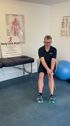 Ankle Eversion resistance band exercise