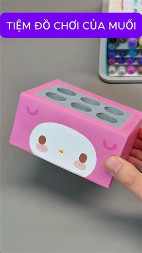 DIY Paper Takoyaki Machine 🍡 Cute Wanshi Melody Craft! #Shorts