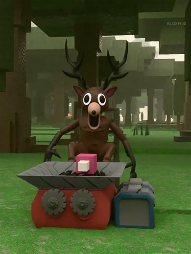 The ANGRY DEER's CRAZY Roblox Adventure #99nightintheforest #roblox