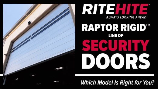 Ever feel like your security doors slow everything down? ⏳ Traditional rolling steel and sectional doors can be a real drag. They can be slow, difficult to maintain, and not built for today’s fast-moving operations. That’s where the Raptor Rigid™ line of security doors comes in. Three models. All designed to keep your operations safe and moving. » Raptor Rigid™ Security Door: https://ow.ly/3aWe50WXzYY » Raptor Rigid™ High Speed Security Door: https://ow.ly/ti5M50WXA2S » Raptor Rigid™ High Speed 