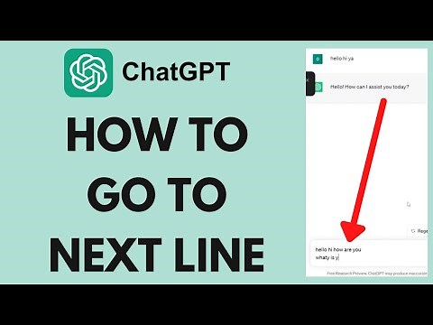 How to Go To Next Line On ChatGPT | Line Break in ChatGPT (Quick Tutorial!)