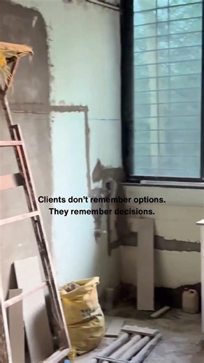 Clients Remember Decisions, Not Options