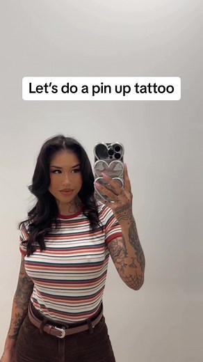 Pin Up Tattoo Design Inspired by Argentine Culture