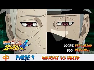 Kakashi vs Obito Español Latino - Naruto Shippuden Ultimate Ninja Storm 4 Parte 9 Gameplay