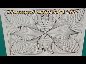 Nirmana Garis Untuk Pemula Mudah Banget Untuk Ditiru - Step by step
