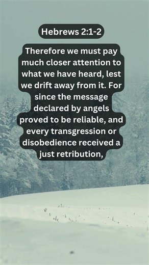 Jesus Saves | Hebrews 2:1-2 Daily Bible Verse