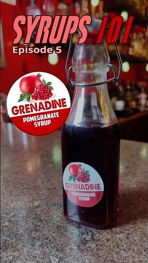 Syrups 101 - Homemade Grenadine (Pomegranate Syrup)