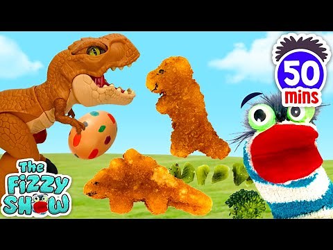 Fizzy's Dinosaur Fun Making Themed Lunch Boxes, Going To The Pet Vet & More 🦖|Compilation For Kids
