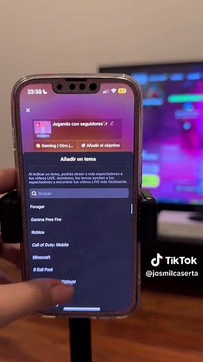 Cómo hacer live en TikTok desde Xbox
