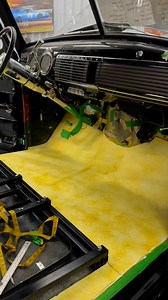 Foamin! Blocked so much foam I made my own snow. Ready for @apexleather square weave! #thehotrodshop #interior #upholstery #hotrod #chevy #trim #trimmer #foam | The Hot Rod Shop