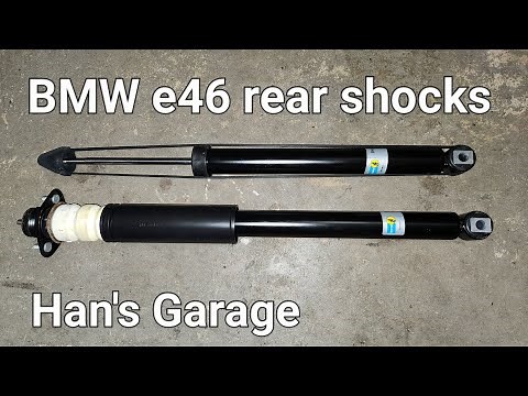 BMW e46 3 series Rear shocks replacement