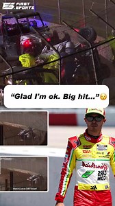 Kyle Larson responds to the wild wreck during World of Outlaws race #NASCAR | FirstSportz Nascar