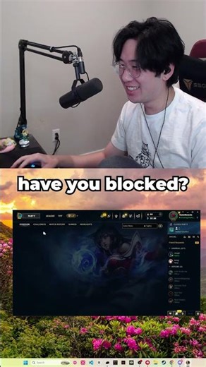 MY DUO BLOCKED ME 😭#ahri #leagueoflegends #onemoregame