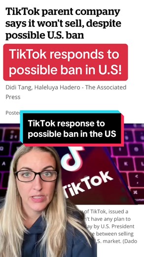 TikTok Fights US Ban: ByteDance's Response