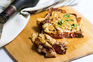 Steak Diane (Flambéed Steak with Dijon Cream Sauce)