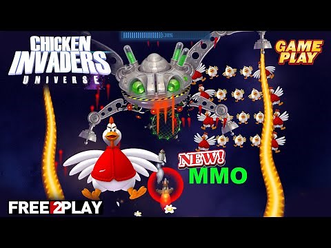 Chicken Invaders Universe ★ Gameplay ★ PC Steam [ Free to Play ] MMO game 2021 ★ HD 1080p60FPS
