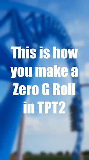 In this video I show you on how to make a Zero G Roll #themepark #tpt2 #fyp #themeparktycoon2 #roblox #rollercoaster #CapCut