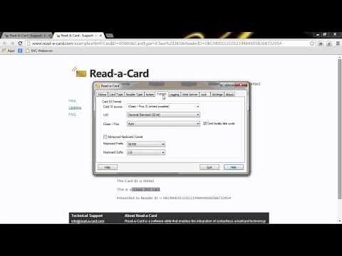 How To Instantly Launch A URL With Read-a-Card Software