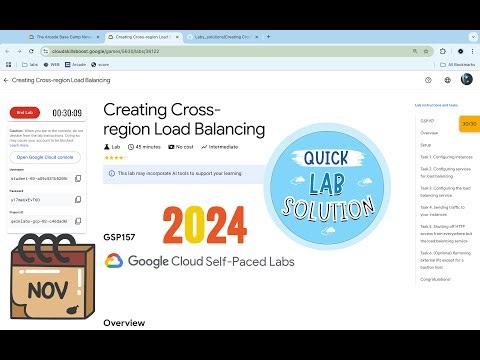 Creating Cross-region Load Balancing | #qwiklabs | #GSP157 | [With Explanation🗣️]