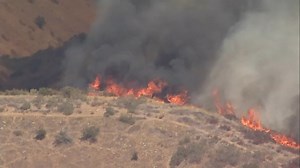 UPDATE: The 5 Freeway is now closed in both directions at the scene. BREAKING NEWS: The 130-acre Route Fire has forced the closure of all northbound lanes on the 5 Freeway in Castaic. Firefighters in the air and on the ground continue to battle the wildfire. https://abc7.com/12183575/ | ABC7