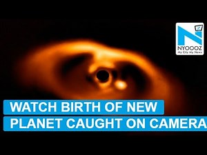 Watch birth of new planet caught on camera