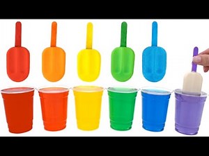 Making Play Doh Rainbow Popsicle Treats