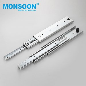 [Hot Item] Furniture Hardware Heavy Drawer Rail Guide Telescopic Channel Concealed 71mm 150kg 76mm 220kg Heavy Industry Slides