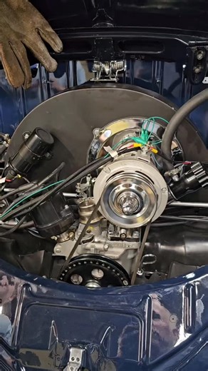 Off the chassis dyno is this 100% all Empi 1776cc ( not a 1915cc). Made very good power and we got it making power! #volkswagen #vw #vwbug #empi #lowbugget #1776cc | Low Bugget.com