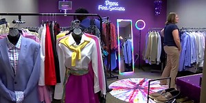 Ivy Tech provides professional clothing for students preparing for interviews