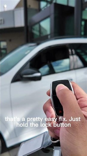 How to roll your window up using the key fob