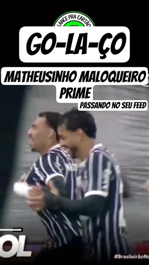 GOAL!!! Matheusinho scores the second for Corinthians! #matheusinho #sccp1910 #Corinthians