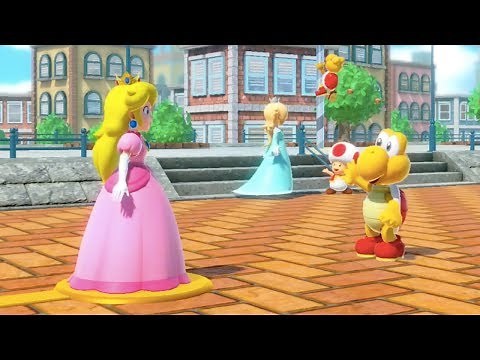 Super Mario Party - Shell Street - Challenge Road (Peach Gameplay) | MarioGamers