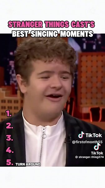 Stranger Things cast singing #strangerthings5 #milliebobbybrown #singing #fyp