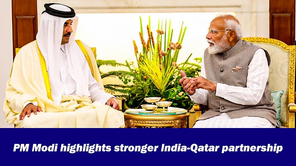 PM Modi highlights stronger India-Qatar partnership